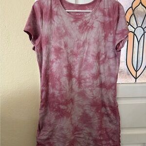 Wild Fable Mauve Tie-Dye Short Sleeve Tee